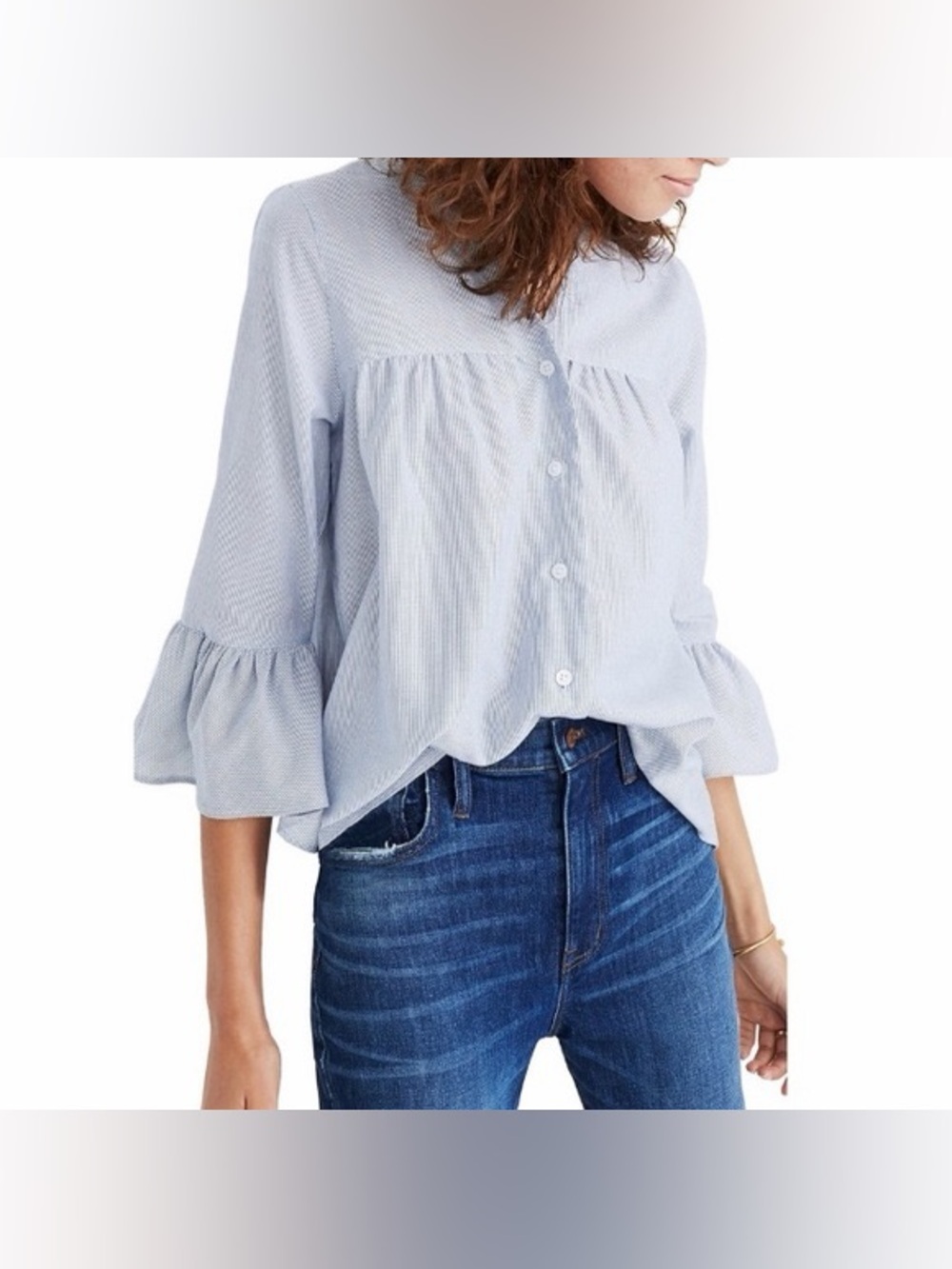 Madewell Veranda bell-sleeve shirt